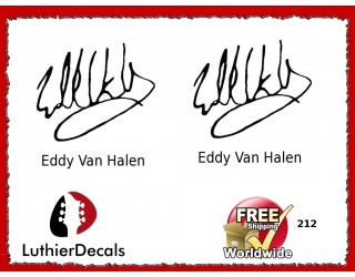 Guitar Players Eddy Van Halen Signature Guitar Decal 212